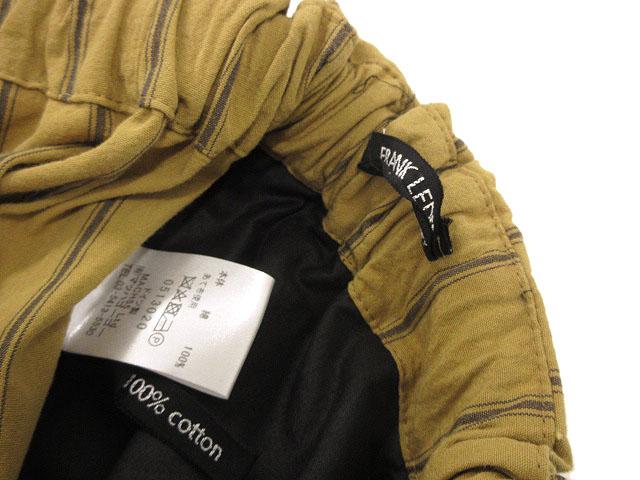 中古】フランクリーダー FRANK LEDER STRIPE COTTON TROUSERS
