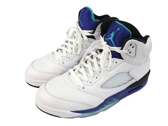 中古】ナイキ NIKE AIR JORDAN 5 RETRO OG GRAPE HQ7978-100 エア