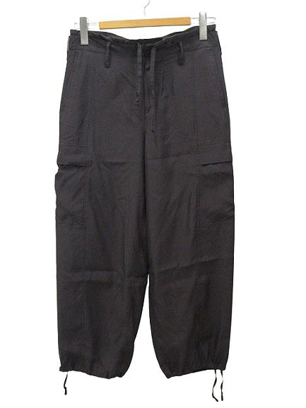【中古】イエナ IENA 25SS キュプラツイルイージーカーゴパンツ 38 ネイビー系 イージーパンツ ボトムス レディース
