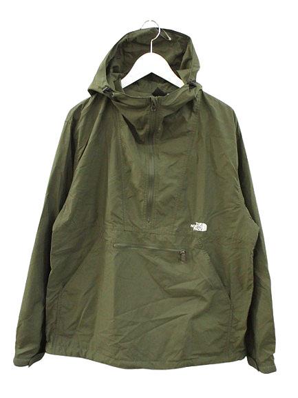 【中古】ザノースフェイス THE NORTH FACE 25SS Compact Anorak JKT NP22333 コンパクト アノラック XL カーキ