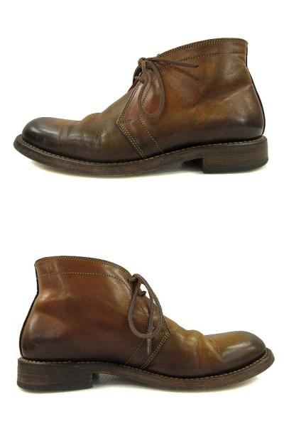 【中古】モト MOTO 1400 チャッカブーツ レザー ブラウン系 size1 メンズ_2