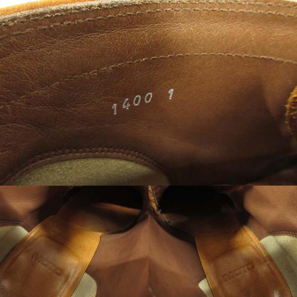 【中古】モト MOTO 1400 チャッカブーツ レザー ブラウン系 size1 メンズ_7