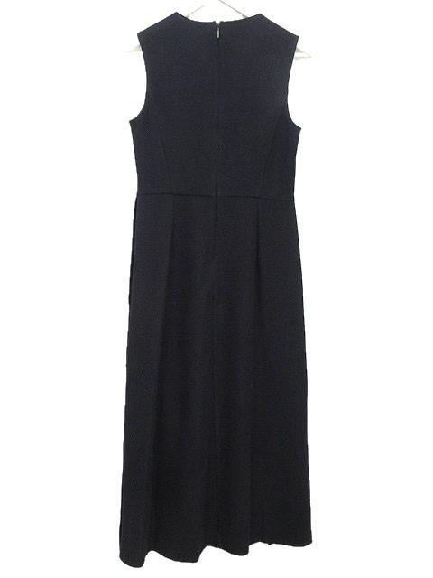 【中古】未使用品 マックスマーラ MAX MARA ワンピース ウール コットン ネイビー 紺 40 ノースリーブ ロング 中古】未使用品 マックスマーラ MAX MARA ワンピース ウール コットン