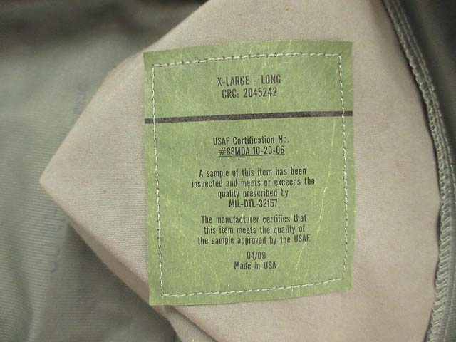【中古】未使用品 Tennessee Apparel Corp U.S.ARMY ECWCS ゴアテックスパーカー デジタルカモ 迷彩 USA製 XL-LONG