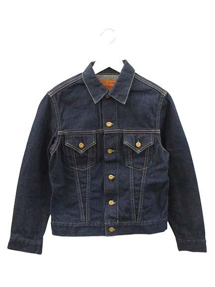 【中古】BONCOURA ボンクラ Denim Jacket 3rd indigo 3rd モデル Gジャン デニムジャケット 34 インディゴブルー