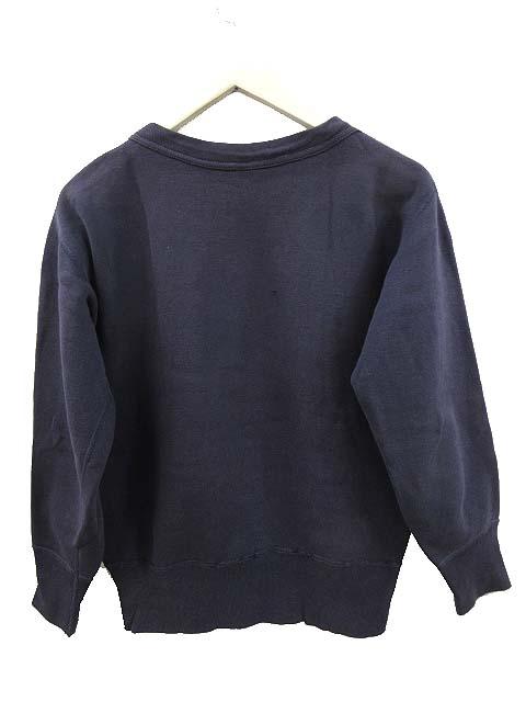 中古】ラッセル RUSSELL 60s 前V スウェット カレッジ ラバープリント