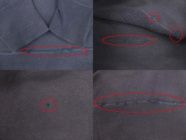 中古】ラッセル RUSSELL 60s 前V スウェット カレッジ ラバープリント