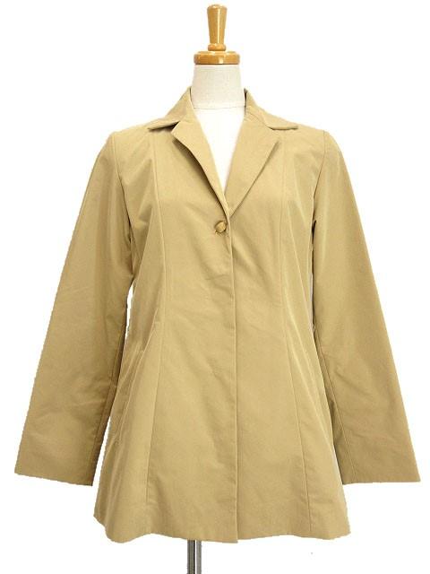中古】シビラ SYBILLA ロング ジャケット ベージュ系 M ベルト付き