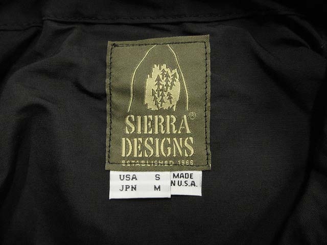 【中古】シェラデザイン SIERRA DESIGNS アノラックパーカ 2002L USA製 M 黒 ブラック ハーフジップ ブルゾン_2