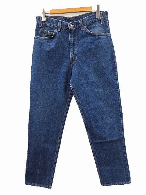 【中古】リーバイス Levi's 90s 540 デニムパンツ USA製 W34 レザータブ テーパード ジーンズ OLD メンズ