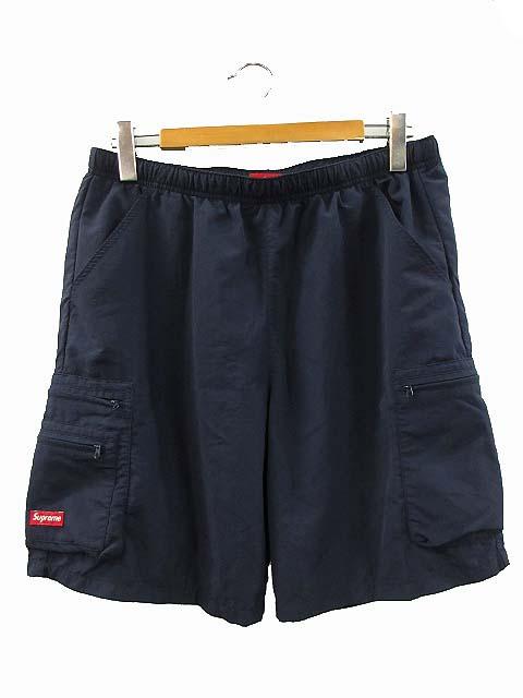 【中古】シュプリーム SUPREME Cargo Water Short カーゴ ウォーターショーツ L ショートパンツ ネイビー ☆AA★