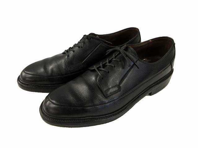 【中古】ヴィンテージ VINTAGE ハノーバー インペリアル HANOVER Imperial Uチップ シューズ 9.5 レザー ブラック