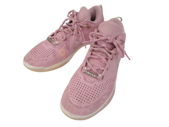 【中古】リーニン ウェイドシャドウ 6 マイアミナイト バスケットシューズ バッシュ ピンク 26.5cm スニーカー 靴