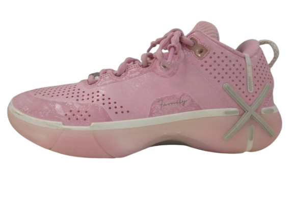 【中古】リーニン ウェイドシャドウ 6 マイアミナイト バスケットシューズ バッシュ ピンク 26.5cm スニーカー 靴