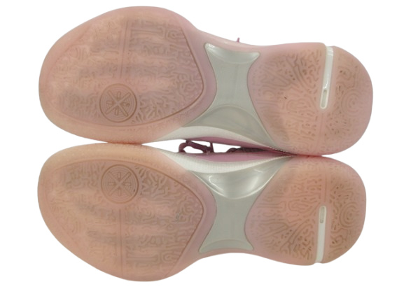 【中古】リーニン ウェイドシャドウ 6 マイアミナイト バスケットシューズ バッシュ ピンク 26.5cm スニーカー 靴