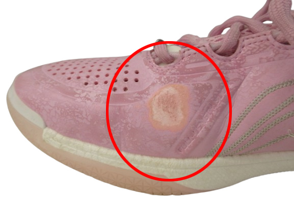 【中古】リーニン ウェイドシャドウ 6 マイアミナイト バスケットシューズ バッシュ ピンク 26.5cm スニーカー 靴