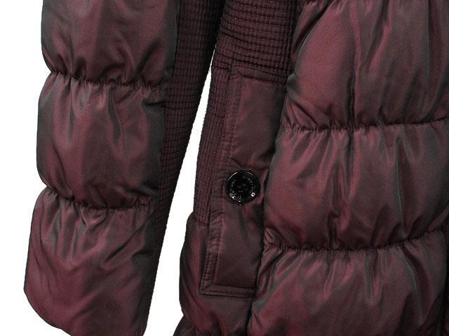 【中古】バーバリー ロンドン BURBERRY LONDON ダウンコート 38 ワインレッド 赤系 アウター 上着 スタンドカラー_2