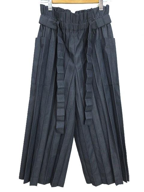 【中古】ミーイッセイミヤケ me ISSEY MIYAKE REmeTEX PLEATS DENIM PT プリーツ デニム パンツ インディゴ 2024SS