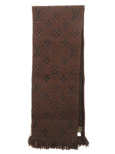 LOUIS VUITTON ロゴマフラー ブラウン LOUIS VUITTON ブラウン