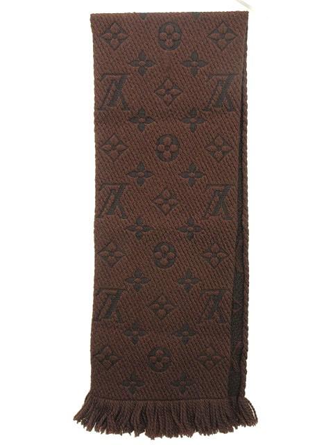 中古】ルイヴィトン LOUIS VUITTON エシャルプ ロゴマニア