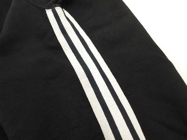 【中古】アディダス adidas 90s USA製 スウェット トレーナー 万国旗 ブラック XL OLD メンズ