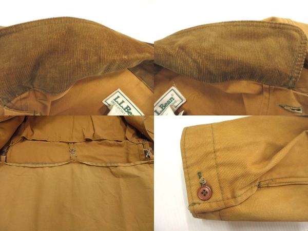 【中古】エルエルビーン L.L.BEAN 80s ハンティングジャケット ダック地 USA製 ヴィンテージ ブラウン L メンズ