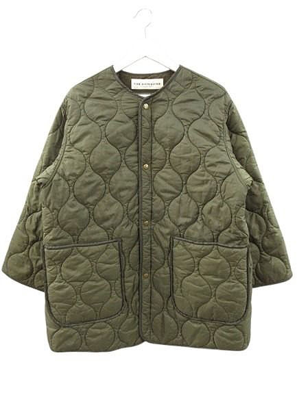 【中古】シンゾーン Shinzone 23AW ショートキルティングコート キルティングジャケット オリーブ FO レディース