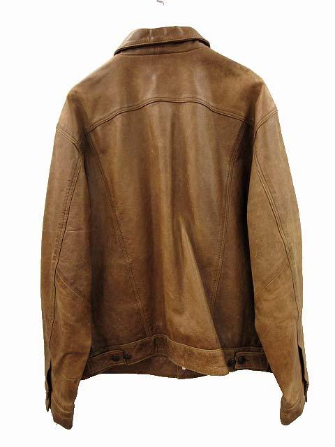 GAP BLUE JEANSレザージャケット3rdジャケットトラッカージャケット GAP BLUE JEANSレザージャケット3rdジャケットトラッカージャケット