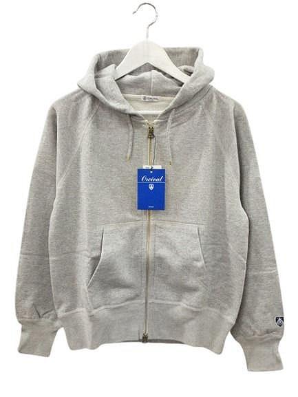 【中古】未使用品 オーチバル ORCIVAL オーシバル フレンチテリー ダブルジップアップパーカー OR-C0153 グレー 1