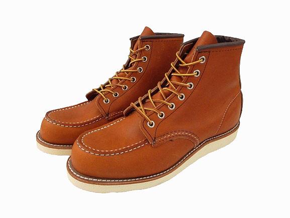 【中古】レッドウィング REDWING 875 6インチ クラシック モックトゥ ブーツ 8.5 E オロレガシー レザー 22年製