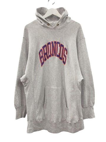 【中古】チャンピオン 80s トリコタグ リバースウィーブ パーカー XL スウェット グレー USA製 ヴィンテージ