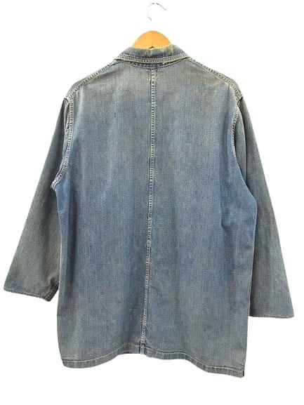 中古】ヴィンテージ 40s デニムカバーオール 三つポケ大戦モデル