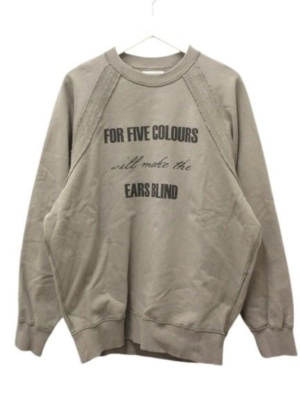 【中古】アンダーカバー UNDERCOVER リバーシブル ラグラン スウェット プルオーバー 2025SS グレー系 2 トップス