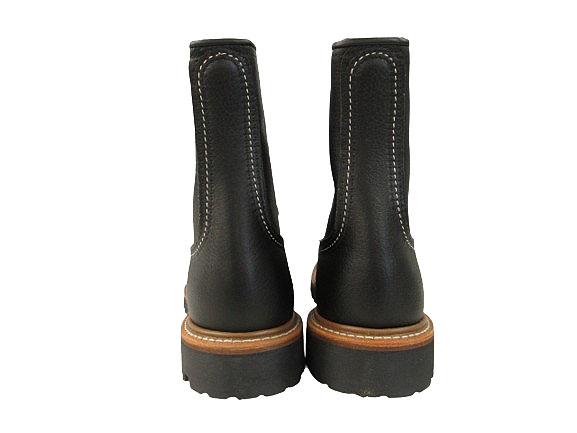 【中古】未使用品 レッドウィング REDWING 4501  8インチ ロガーブーツ ブラックオイルスリック レザー 8.5D メンズ