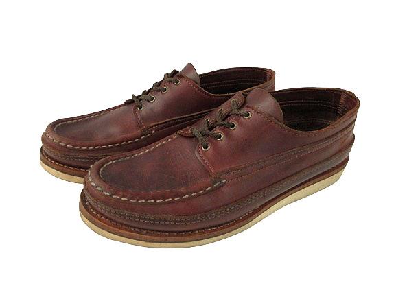 【中古】ラッセル モカシン Russell Moccasin オネイダ オックスフォード シューズ ダブルヴァンプ レザー 7.5 E