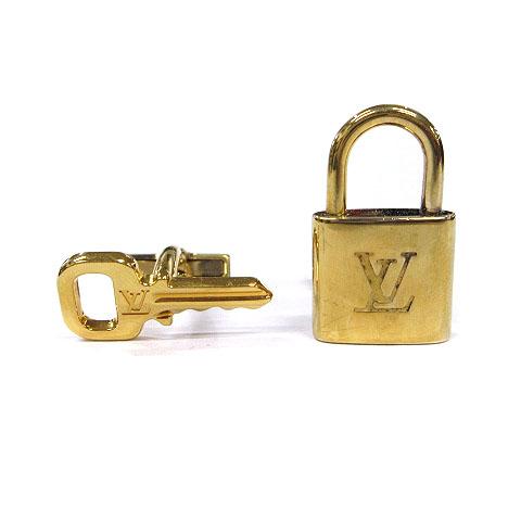 【中古】ルイヴィトン LOUIS VUITTON カフス ブトン ドゥ マンシェット カデナ エ クレ 925 ゴールド系 アクセサリー