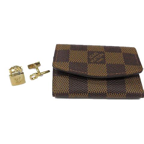 【中古】ルイヴィトン LOUIS VUITTON カフス ブトン ドゥ マンシェット カデナ エ クレ 925 ゴールド系 アクセサリー_4