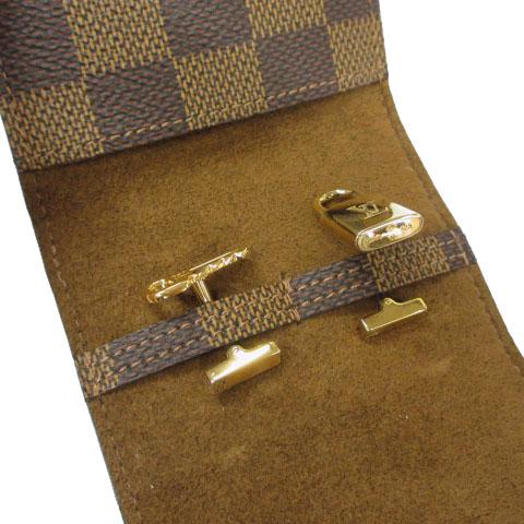 【中古】ルイヴィトン LOUIS VUITTON カフス ブトン ドゥ マンシェット カデナ エ クレ 925 ゴールド系 アクセサリー_5