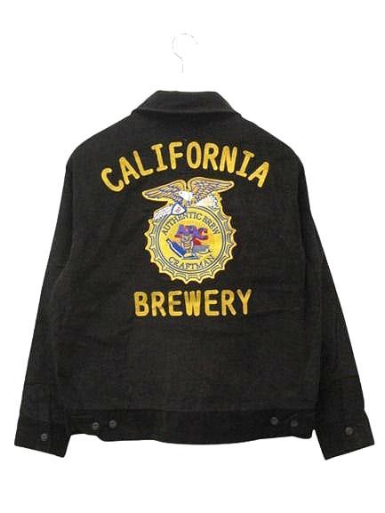 【中古】ALCARZA FARMER'S JACKET J-4704 アルカルザ FFA ファーマーズジャケット M 黒 ブラック コーデュロイ_1
