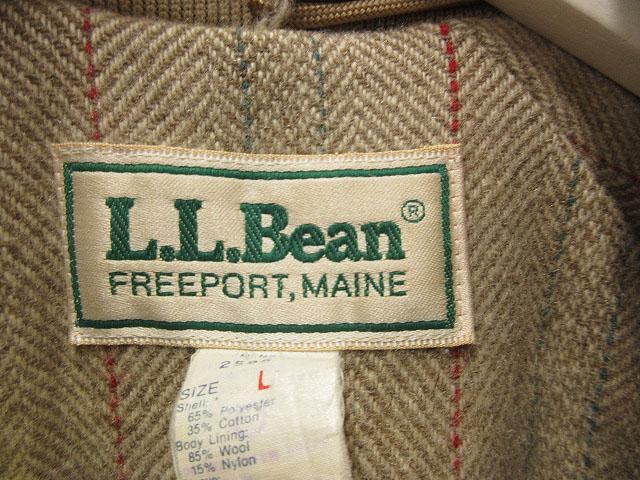 【中古】エルエルビーン L.L.BEAN 80s Storm Coat 2595 ストームコート USA製 L ベージュ アウター ヴィンテージ
