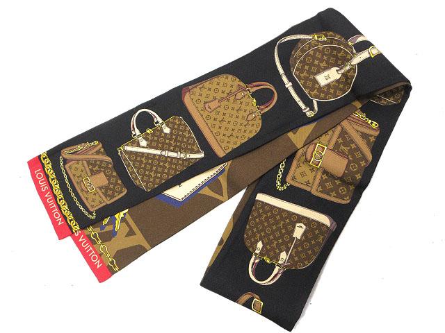 【中古】ルイヴィトン LOUIS VUITTON バンドー トリビュート トゥー シルク スカーフ リバーシブル 絹 レディース