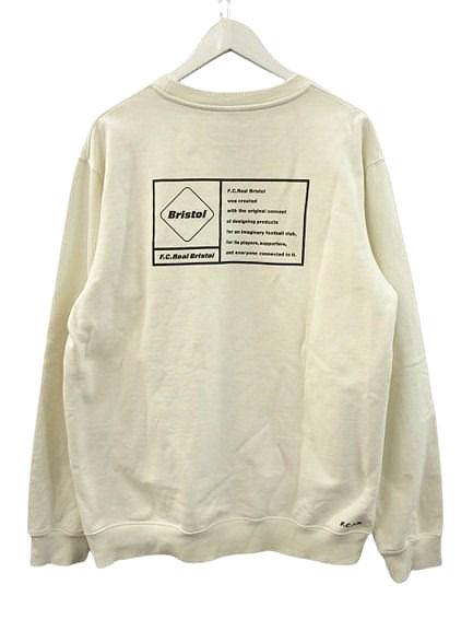【中古】エフシーレアルブリストル F.C.Real Bristol 25AW SIGNATURE CREWNECK SWEAT スウェット XXL アイボリー系