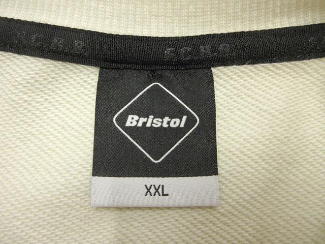 【中古】エフシーレアルブリストル F.C.Real Bristol 25AW SIGNATURE CREWNECK SWEAT スウェット XXL アイボリー系
