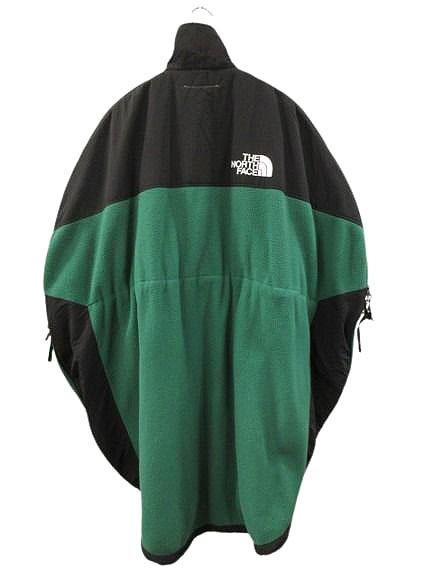 【中古】ザノースフェイス THE NORTH FACE × MM6 DENALI サークルフリースワンピース S62CT0106 S グリーン ロング_2