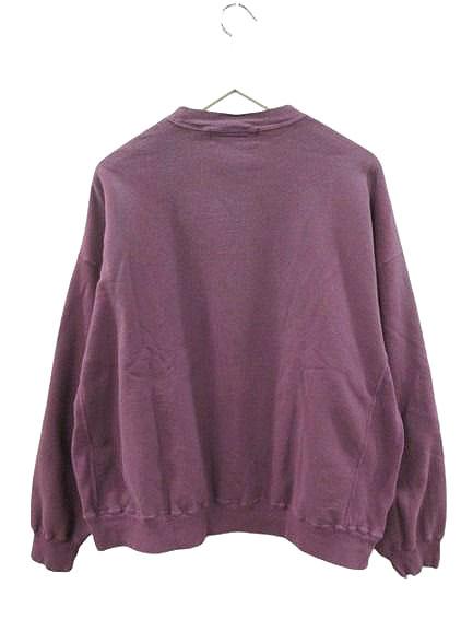 【中古】レミレリーフ REMI RELIEF SP加工 3飛び裏毛クルー U.S.NAVY - RN28369107 スウェット M 紫 パープル