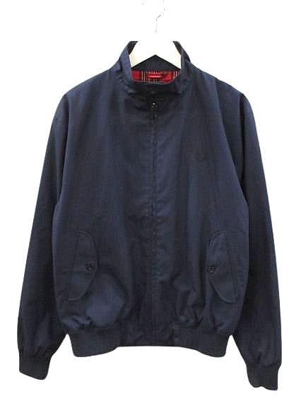 【中古】フレッドペリー FRED PERRY 英国製 Reissues Harrington Jacket J1170 ハリントンジャケット 40 ネイビー
