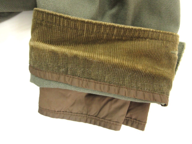 【中古】エルエルビーン L.L.BEAN ハンティングジャケット カバーオール ライナー付き プリマロフト グリーン M