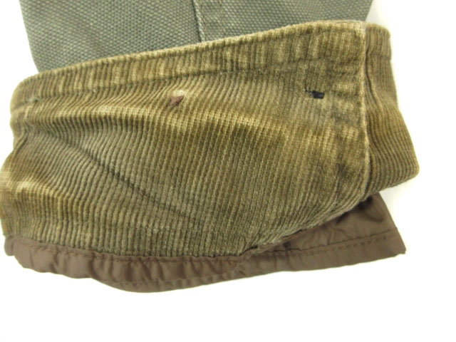 【中古】エルエルビーン L.L.BEAN ハンティングジャケット カバーオール ライナー付き プリマロフト グリーン M