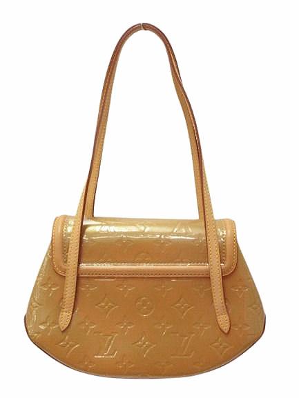 【中古】ルイヴィトン LOUIS VUITTON LV ビスケイン ベイPM モノグラム ヴェルニ M91179 ハンドバッグ ブラウン系_1