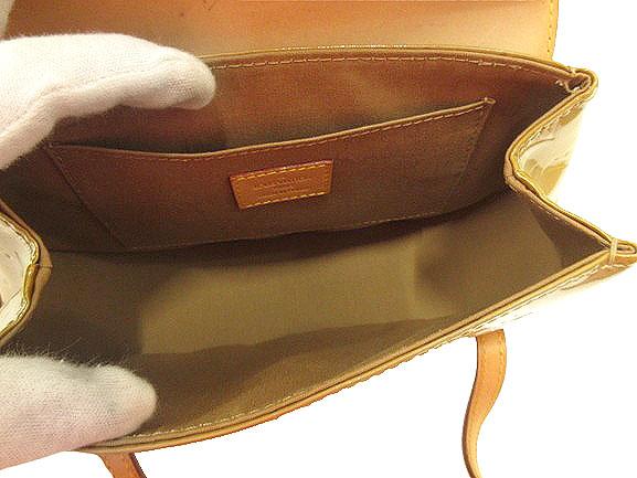 【中古】ルイヴィトン LOUIS VUITTON LV ビスケイン ベイPM モノグラム ヴェルニ M91179 ハンドバッグ ブラウン系_5